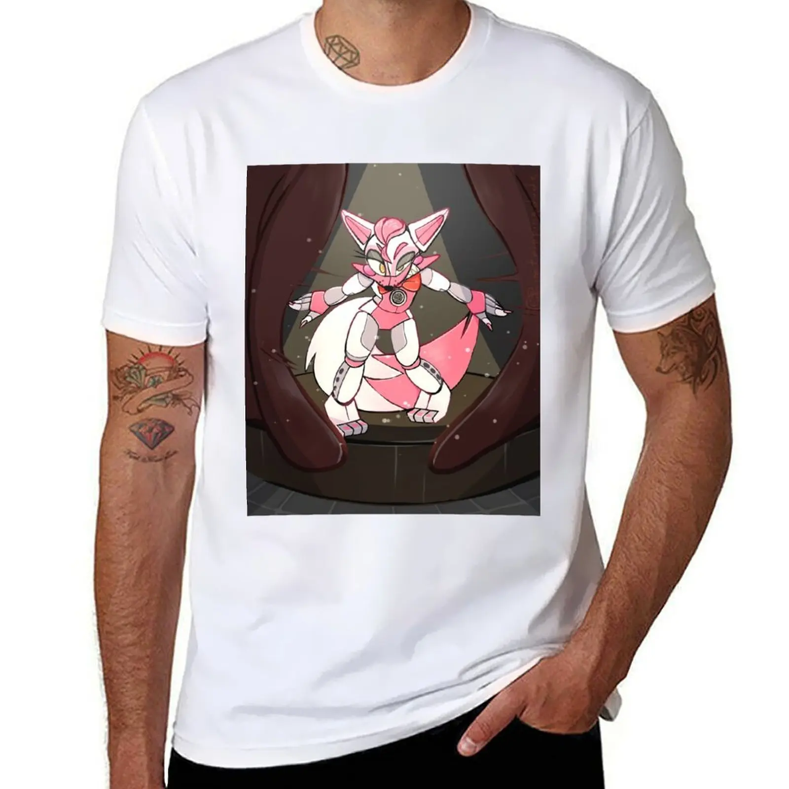 

Funtime foxy T-Shirt man t shirt summer essential t shirt T-Shirt