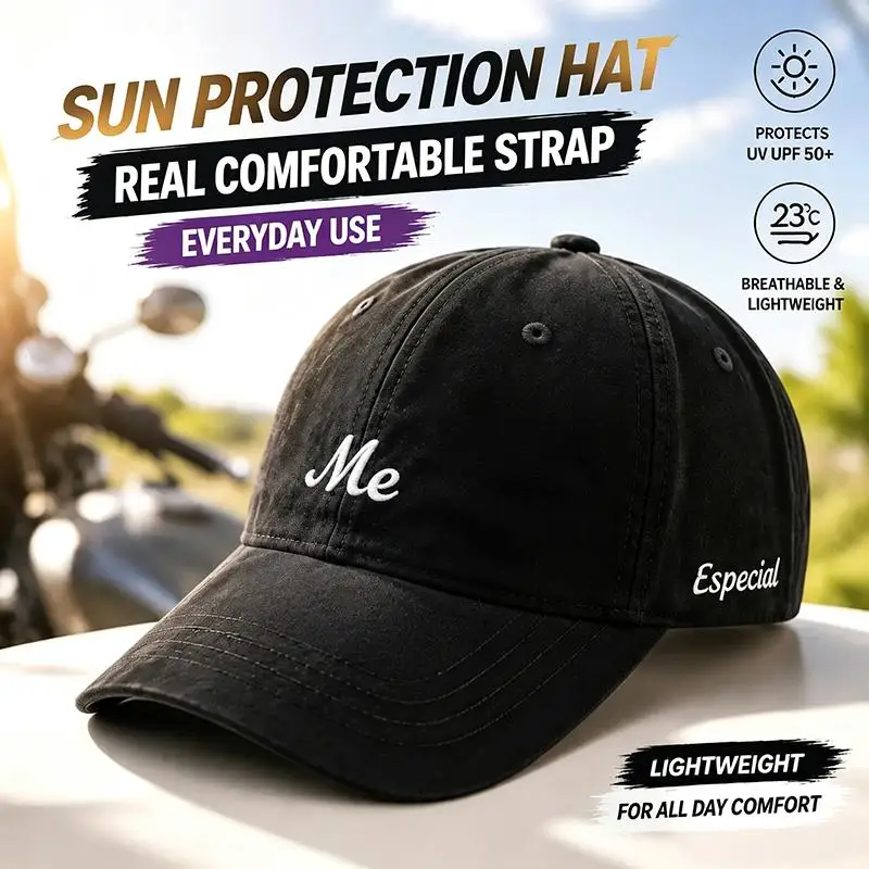 Men Riding Cap Sun Protection UV Protection Fashionable Baseball Cap Breathable Comfortable Outdoor Unisex Sports Hat