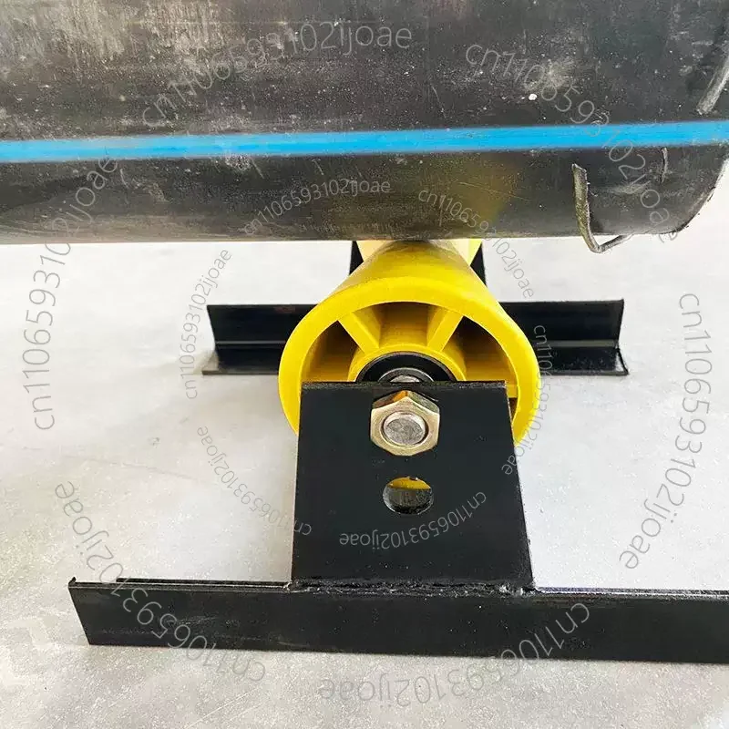 Pipe Holding Stand With Roller PE Roller Holder Bracket Rolling Pulley Natural Gas Pipeline Pipe Puller Pipe Roller