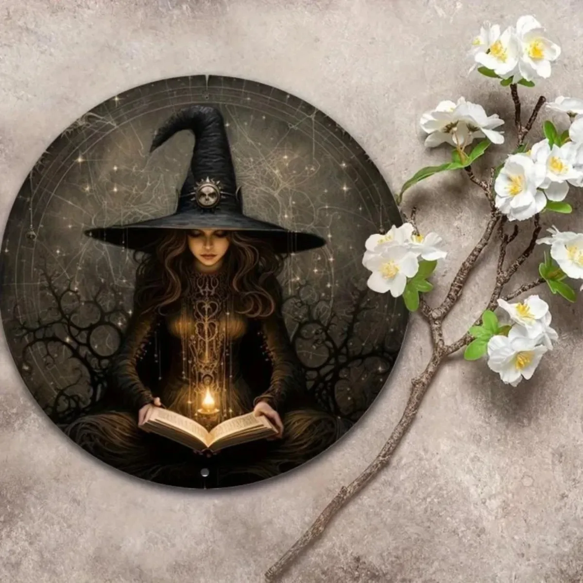 Hiasan Dinding Kreatif 2D Corak Penihir وBuku: Cocokpiar خانه، Ruang Tamu dan Kamari Tidur