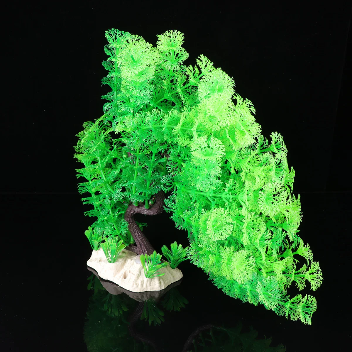 

Faux Plant Simulated Aquatic Plants Ornaments Fish Tank Tree for Aquariums Artificial Decoration Green