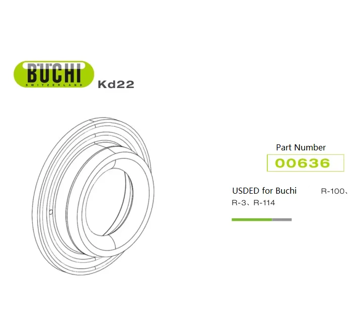 

Rotary evaporator Seal KD22 000636 for BUCHI R-100/R-3/R-114