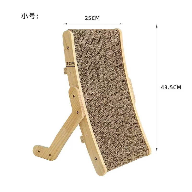 Wood Anti Cat Scratcher Cat Scratch Board Bed 3 In 1 Pad Vertical Pet Cat Toys Grinding Nail Scraper Mat Training Grinding Claw