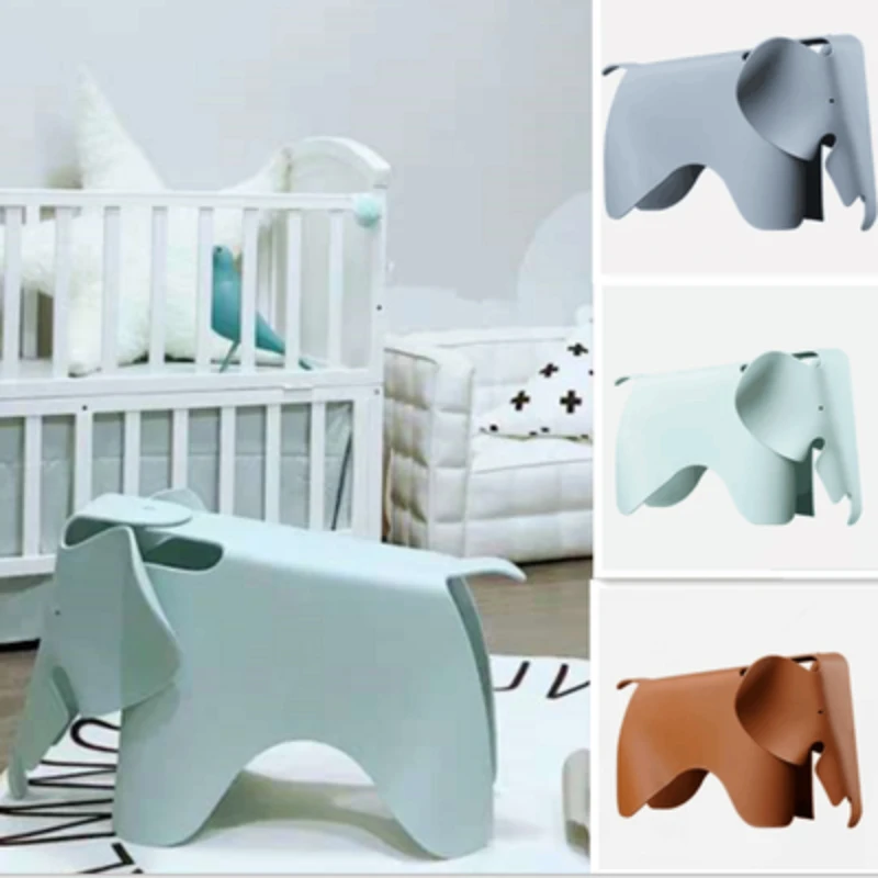 

ins Nordic style creative decoration elephant chair change shoes chair stool Elephant cute kindergarten children