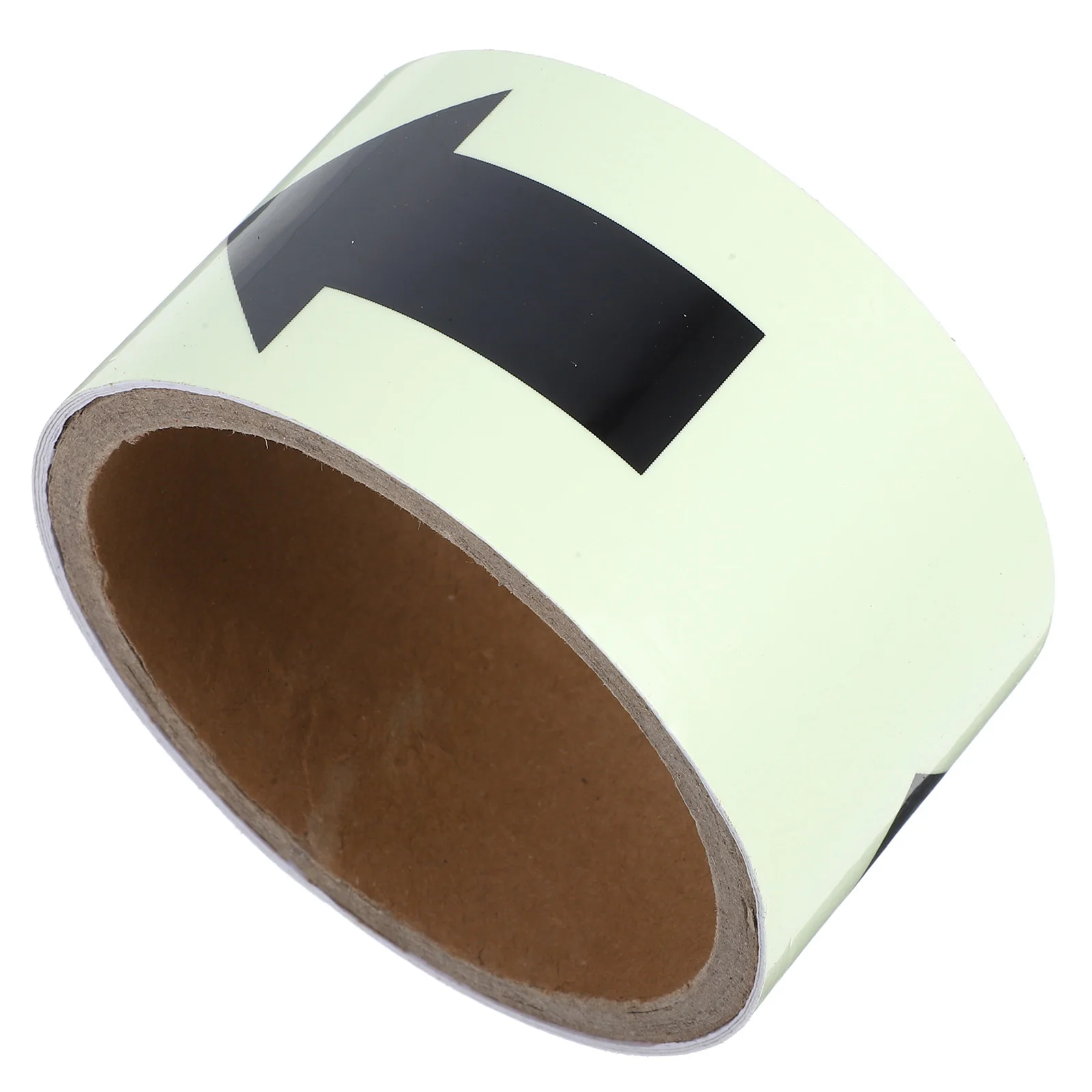 1 لفة تتوهج في شريط السهم الداكن ملصقات أرضية مضيئة علامات اتجاهية عاكسة للسلامة الداخلية والخارجية مقاومة للماء