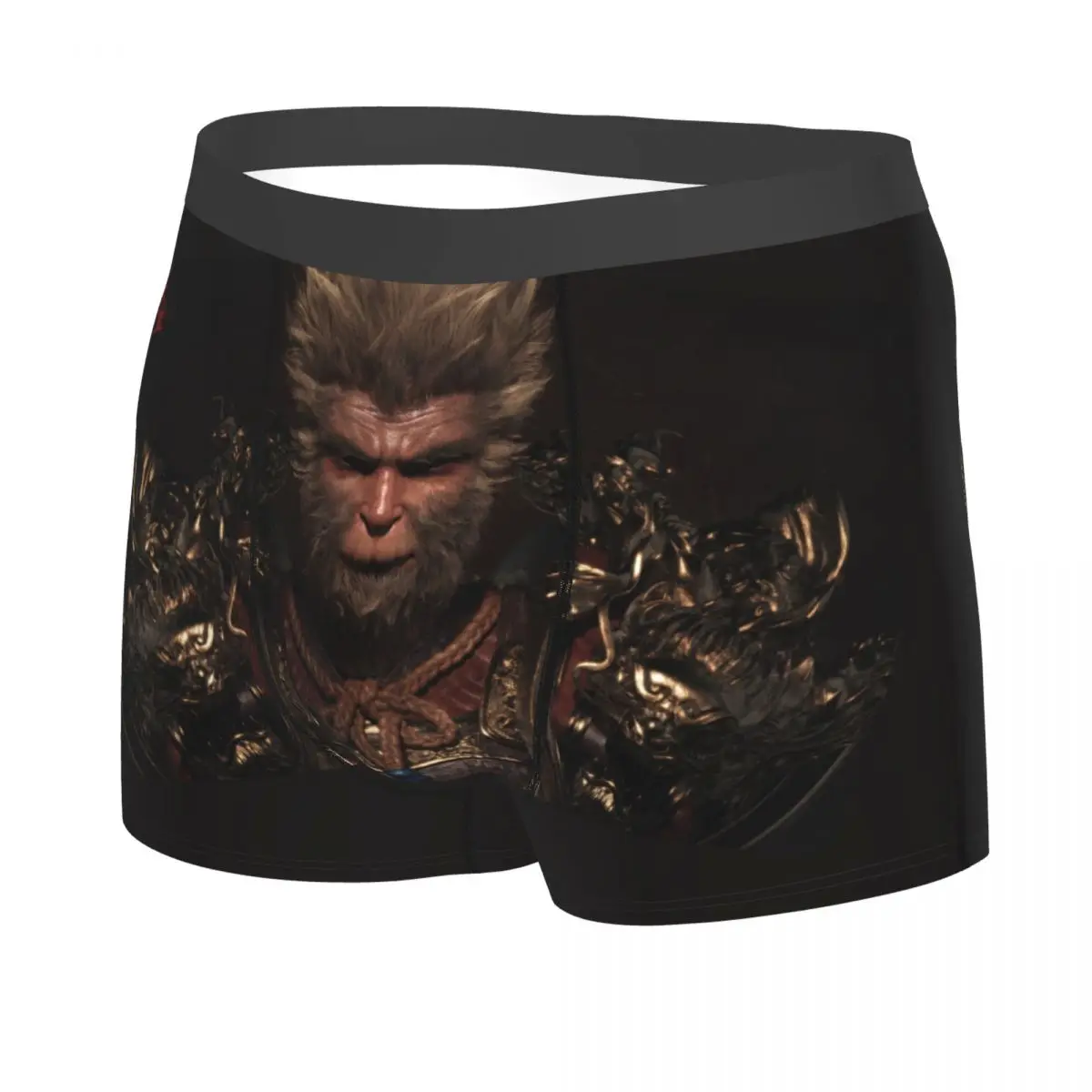 Custom Monkey King Wukong Myth And Folklore Underwear Breathable Video Game Lover Gaming Boxer Briefs Shorts Panties Soft