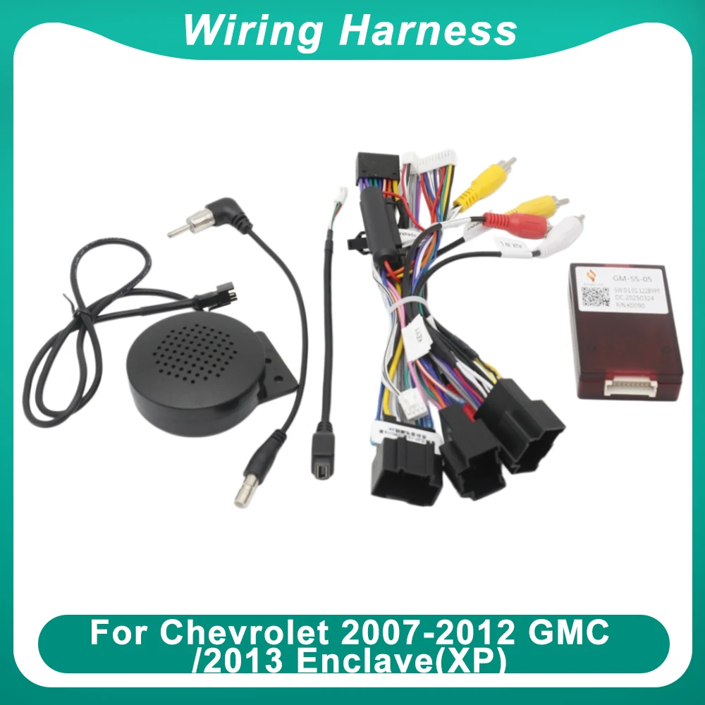 For Chevrolet For GMC 2007-2012 For Buick Enclave 2013 XP Radio Wiring Harness Power Cable