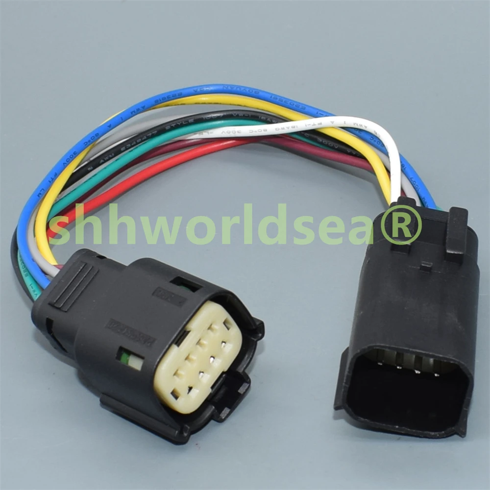 shhworldsea 8 Pin 33472-0801 33482-4801 Auto Electrical Headlight Light Socket Car Engine Cable Plug For Ford BUICK Chevrolet