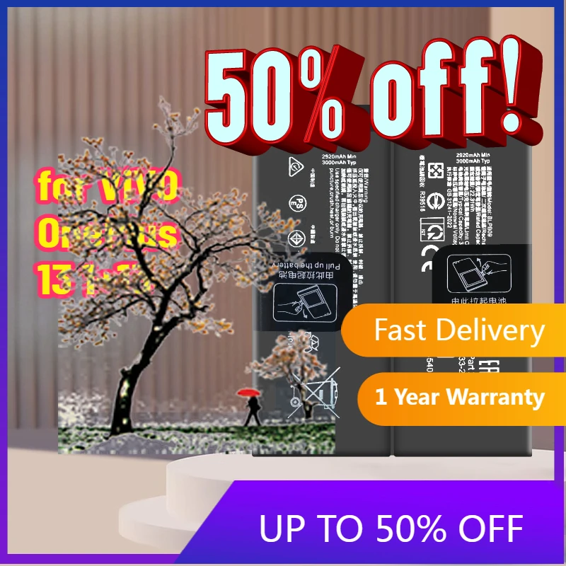 

【Fast Delivery】6000mAh BLPB09 Battery for ViVO OnePlus 13 1+13 Mobile Phone Battery