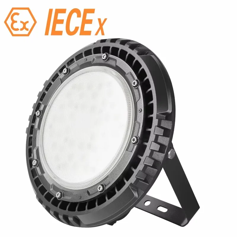 American Europe Round LED Explosion Proof Light a Series 60W-250W IP66 Atex Explosion Proof Flood Light Explosion Proof Lamp