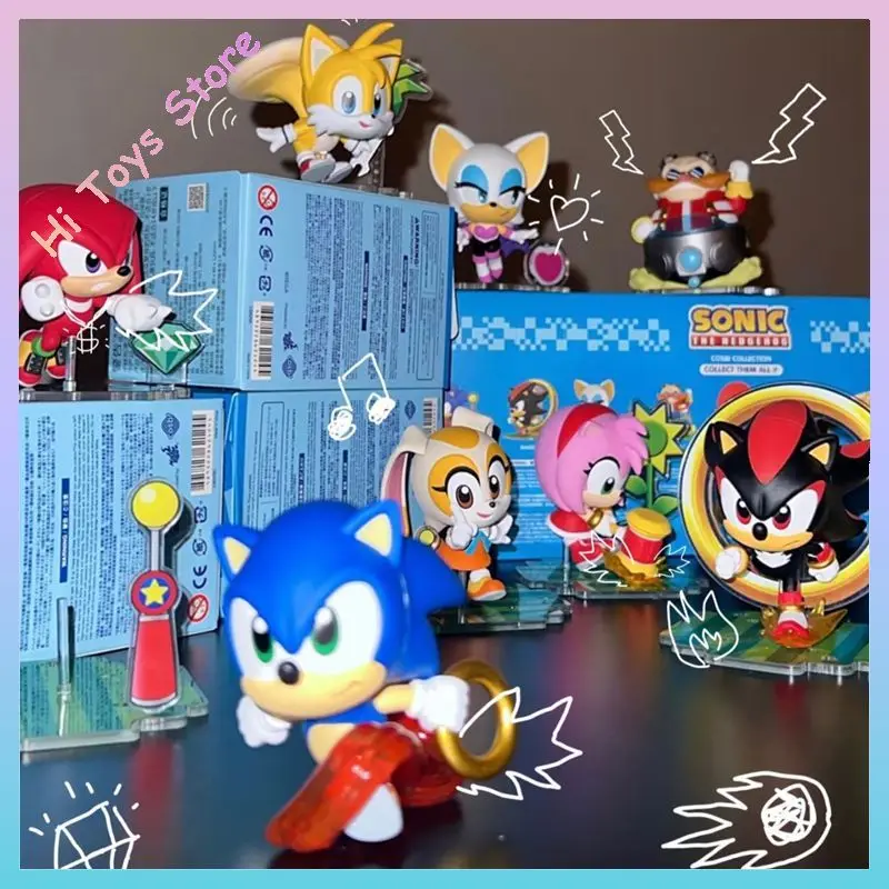 Disponibile Hottoys originali Cosbi Sega Action Figure Sonic Hedgehod Anime Figure Giocattoli per bambini Ornamento Regalo di compleanno