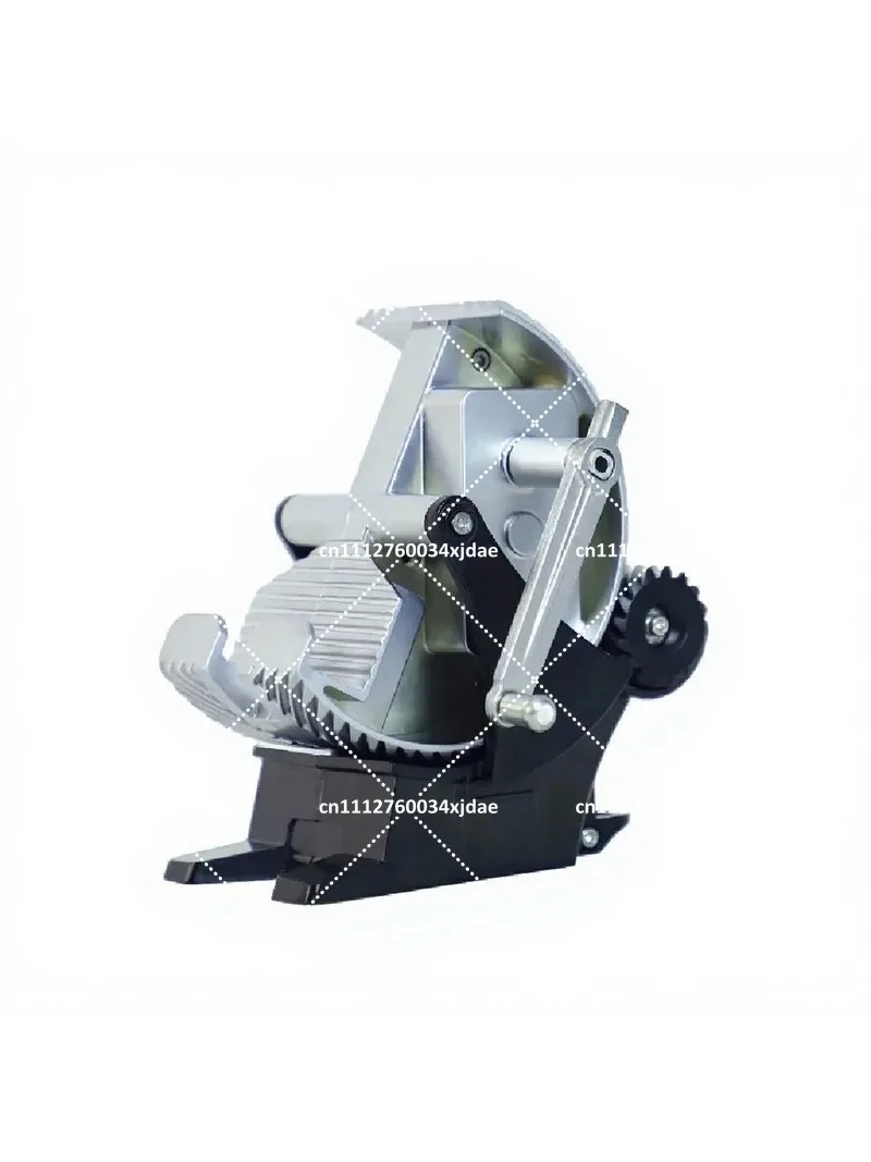 All Metal Mechanical Alloy Hand Crank Power Generator Phone Holder with Serrated Knob Gear