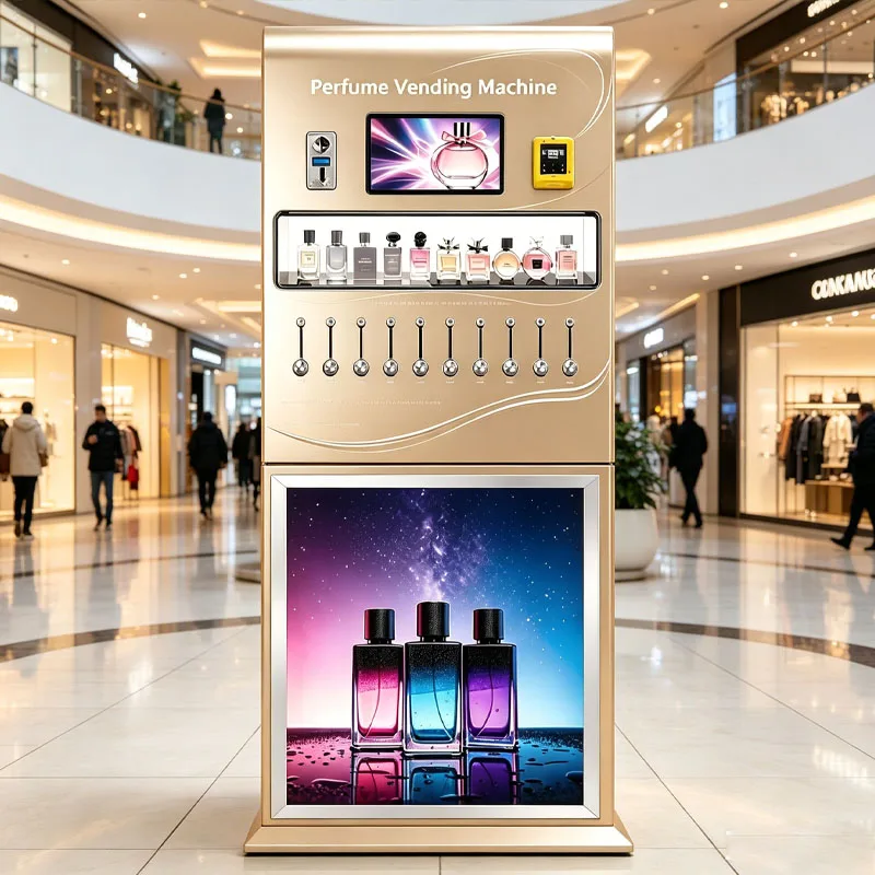 Self Service Perfume Sampling Machine Smart Retail Vending Solution for Tester and Bottle Sales Wholesale Customized
