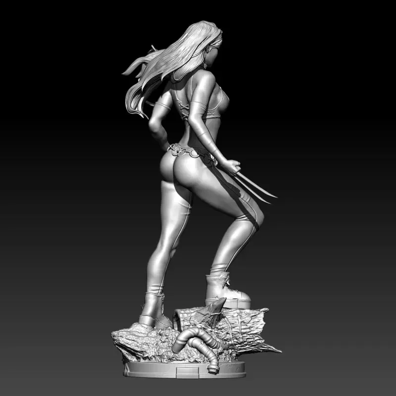 1/24  1/18  Resin Model Kit  Female Wolverine  Figurine Sculpture Unpainted Painted RW-1440