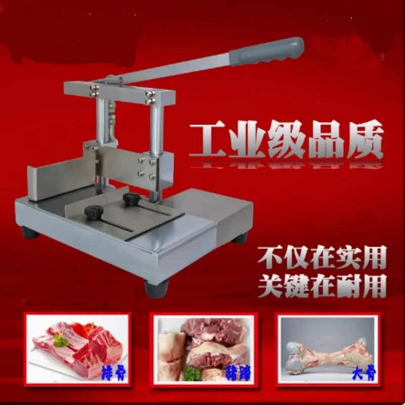 

Stainless Steel Manual Saw Bone Cutting Machine Cut Pork Chop Bone Trotters Meat Slicer Making Machine