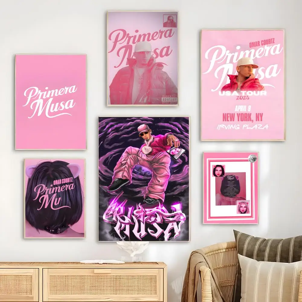 Album PRIMERA MUSA O-Omar Courtz Poster Bedroom living room study & beyond self adhesive decor + perfect gift