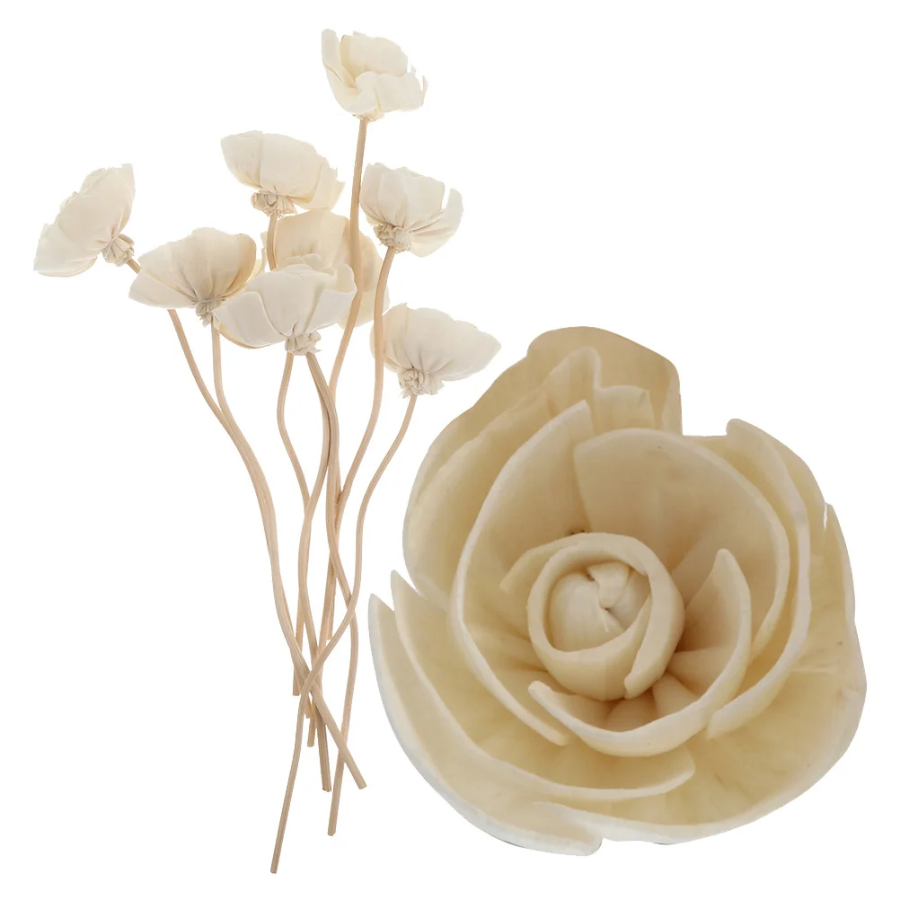 

9pcs Rattan Diffuser Sticks Flower Aromatherapy Decorative Home Car Office Wedding Essential Oil Diffusers Replaceable