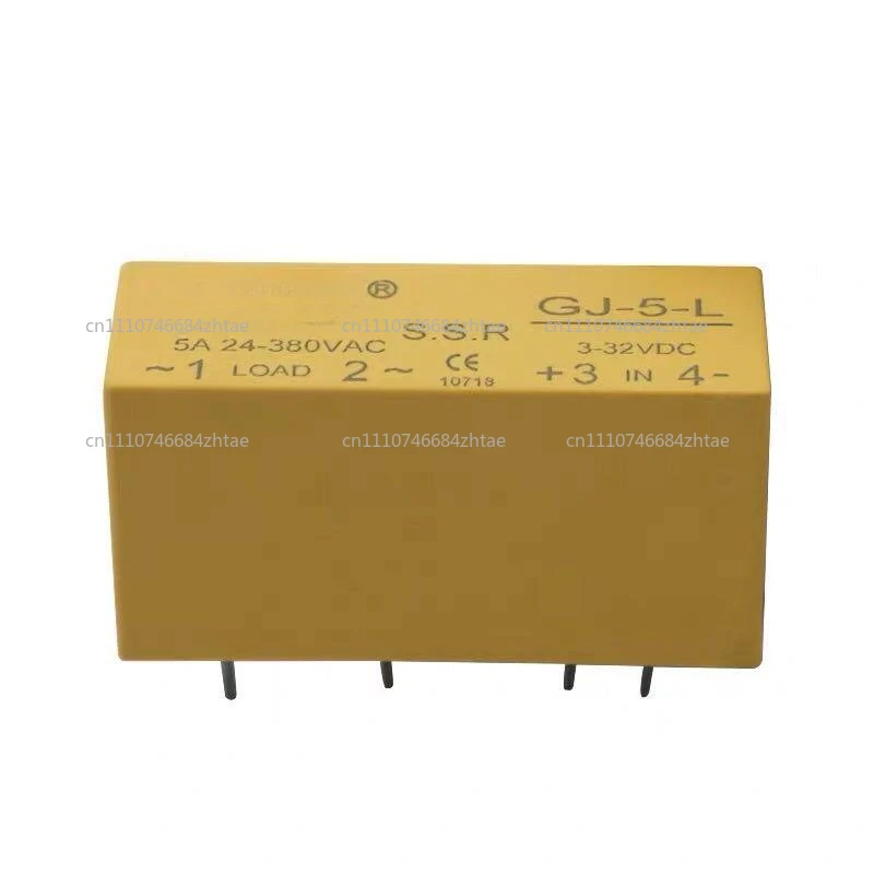 GJ-5-L Small SSR solid state relay DC control AC solid GJ 5A L 5A DC-AC   3-32VDC    24-380VAC
