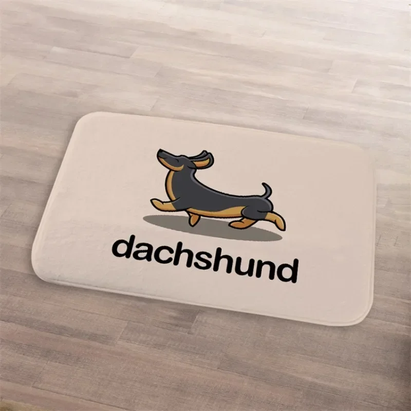 الكلب الألماني ممسحة غرفة نوم ترحيب السجاد الناعم المطبخ شرفة المنزل الحيوان الديكور سجادة أرضية الكلمة حصيرة وسادة للقدم