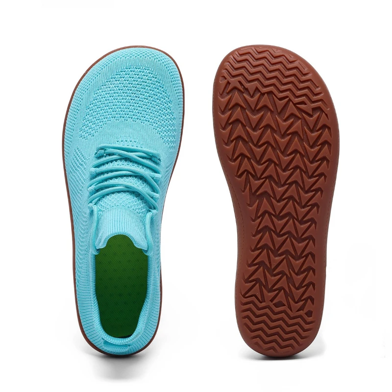 Minimalistische Barfußschuhe für Herren, atmungsaktiv, mit breiter Zehenbox, Paar-Laufschuhe, leichte Damen-Freizeitschuhe, Schnürschuhe für Herren und Damen, Sneaker