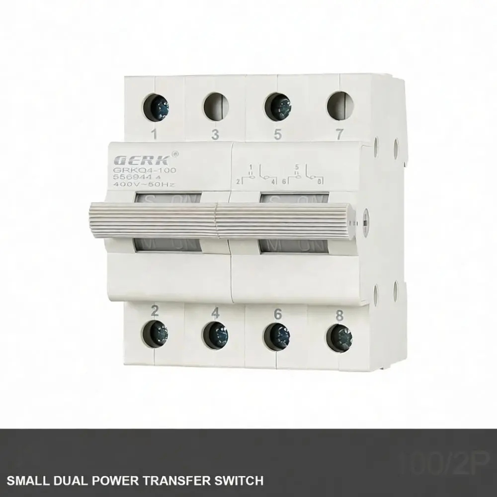 Manual Changeover Switch Dual Power Selector Breaker Din Rail Isolator Mechanical Interlock Electrical Power Supply Device