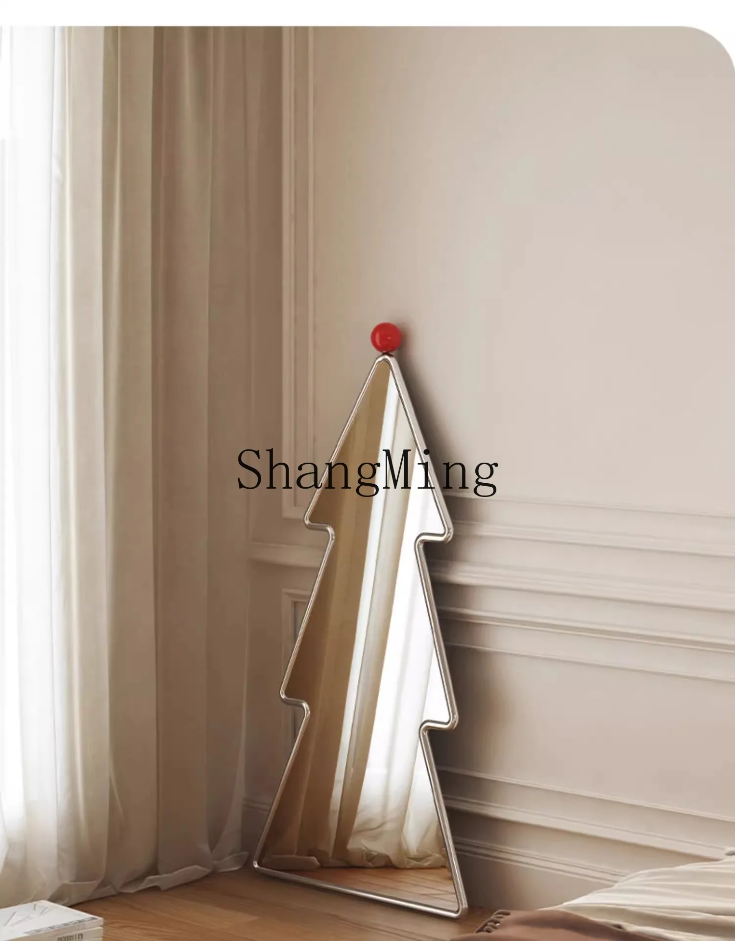 CL  tree full-body mirror floor-to-ceiling mirror household bedroom fitting non-deforming real full-length