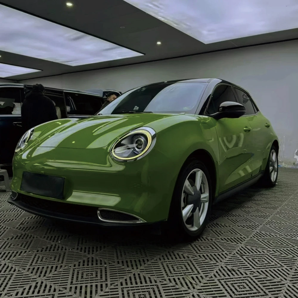 

Vason Wine Green Car Wrapping Film Vinyl Wrap PVC Stickers Color Change Film Bubble Free Sticker Vinyl Decals Auto Accessories