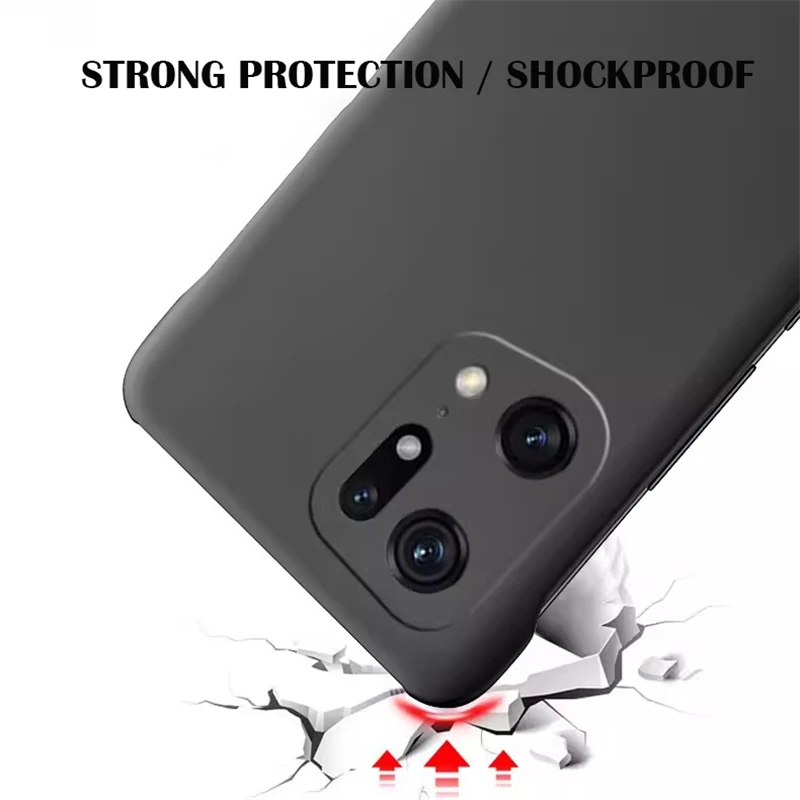 Solid Candy Color Frameless Hard PC Back Cover Case For Oppo Find X3 X5 Pro X3 Lite Neo ShockProof Ultra Thin Cases