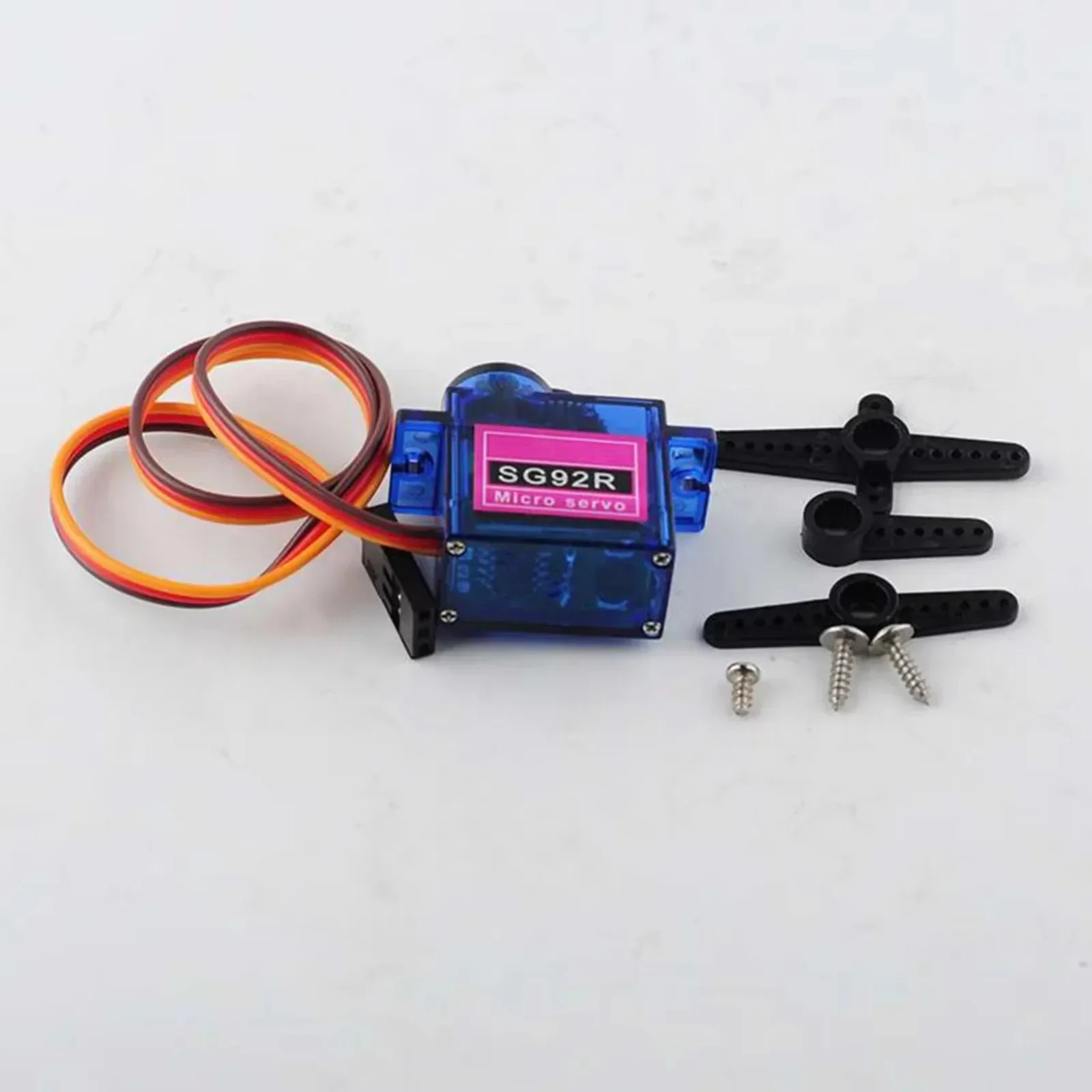 

SG92R Micro Servo 9g 4.8V-6V 90/180/270 Degree Angle Controllable 360 Continuous Rotation for RC Cars (Pack of 10)