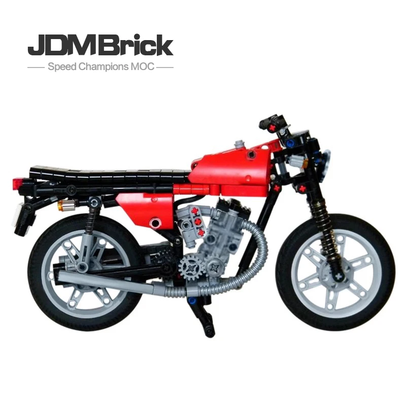 

Moc-0123 Motorcycle Technology Building Blocks Children's Toys Boys Birthday Gift Puzzle Combination Small Particle Toys