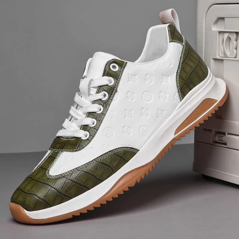 

Men's Casual Shoes, High-quality Genuine Leather Sports Shoes, Comfortable and Soft, Outdoor Jogging, Durable Forrest Gump Shoes