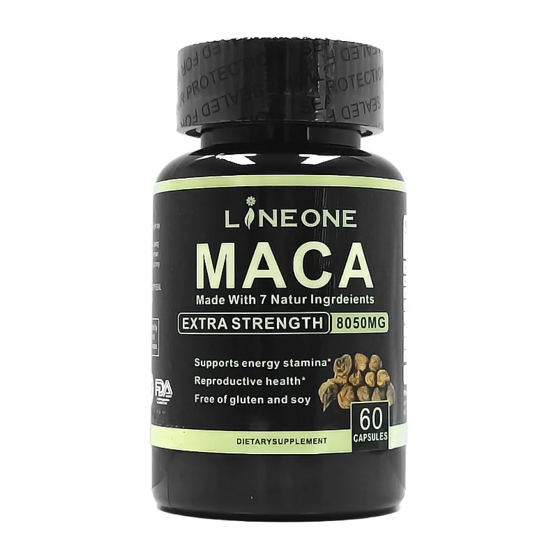Organic Maca Capsules Regulate Endocrine Hormone Levels, Enhance Physical Strength, Anti Fatigue Health Food