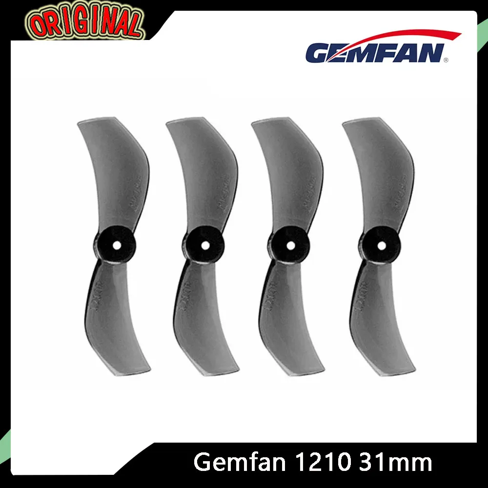 4Pairs Gemfan 1210 31mm 2-Blade PC Prop - 1.0mm Hole for RC FPV Freestyle Tinywhoop Micro Drones