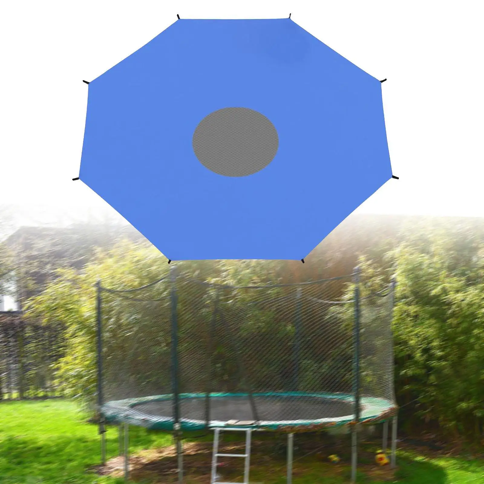 Trampoline Shade Cover Trampoline Shade 3.42M Trampoline Accessories Easy to Install Outdoor Waterproof Trampoline Awning