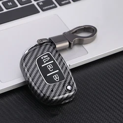 3 4 Button ABS Car Smart Key Case Cover For Hyundai Tucson Santa Fe Rena Sonata Elantra Creta Ix35 Ix45 I10 I30 I40 Accessories