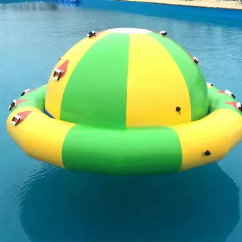 Flying saucer inflatable climbing arm seesaw water gyro floating boat water sports climbing entertainment