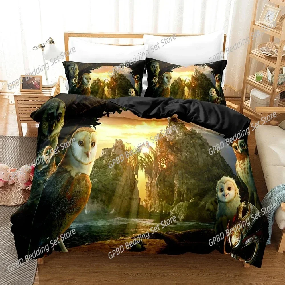 3D Print Cartoon Penguins Madagascar Bedding Set Double Twin King Duvet Cover Comforter Pillowcase Boys Girls Adults Bedroom