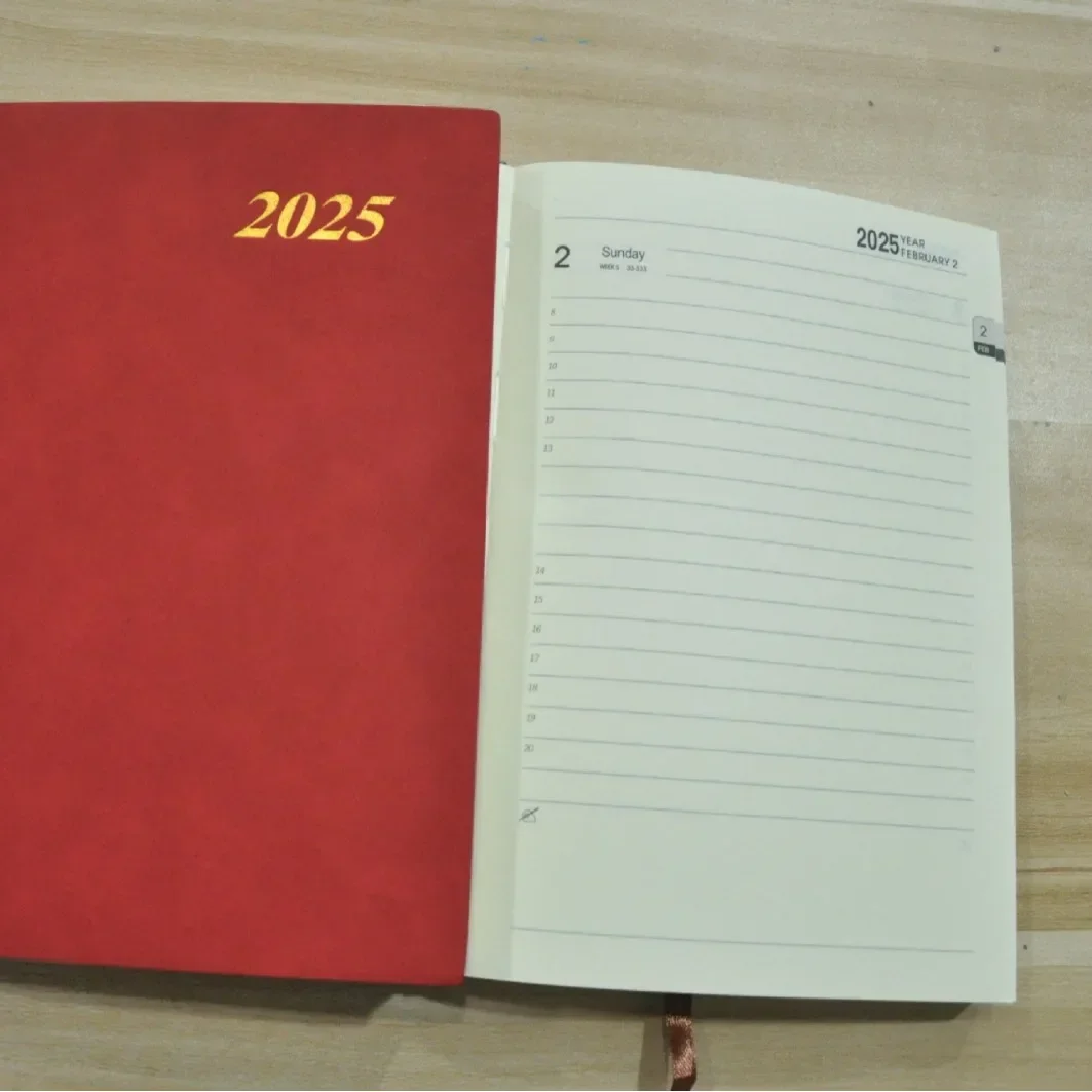 2025 English Calendar Book One Page a Day Notebook Efficiency Manual Notepad diary  monthly planner  budget planner