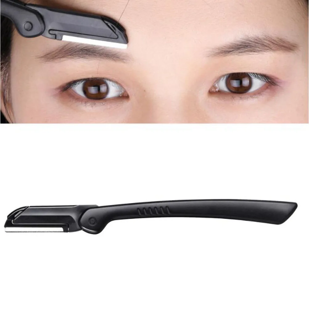 Kit de cuidado de cejas para mujer, pinzas a prueba de herrumbre, tijeras, traje de cejas fácil, herramientas de depilación de precisión para cara, 4 Uds.