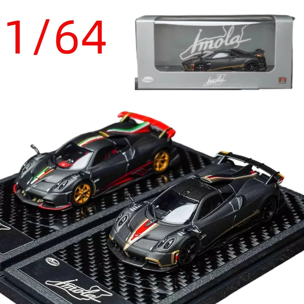 

Модель автомобиля Pagani Imola Hypercar из литого металла в масштабе 1/64, коллекционная модель суперкара Pagani Imola, подарок для мальчиков, для демонстрации
