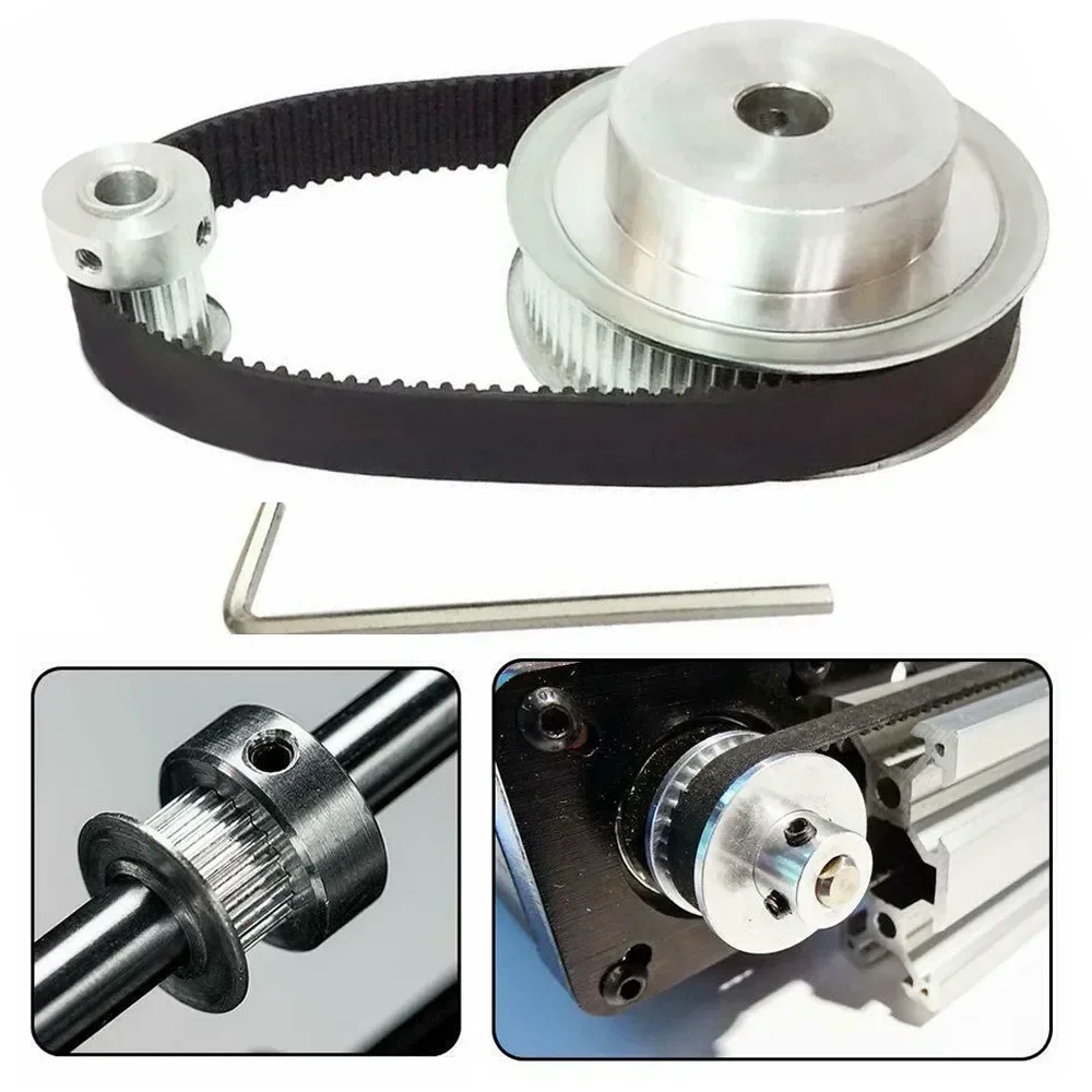 GT2 Aluminum Alloy Timing Belt Idler Bearing Helical Gear Motor Automation Supplies Tooth Width 8mm //