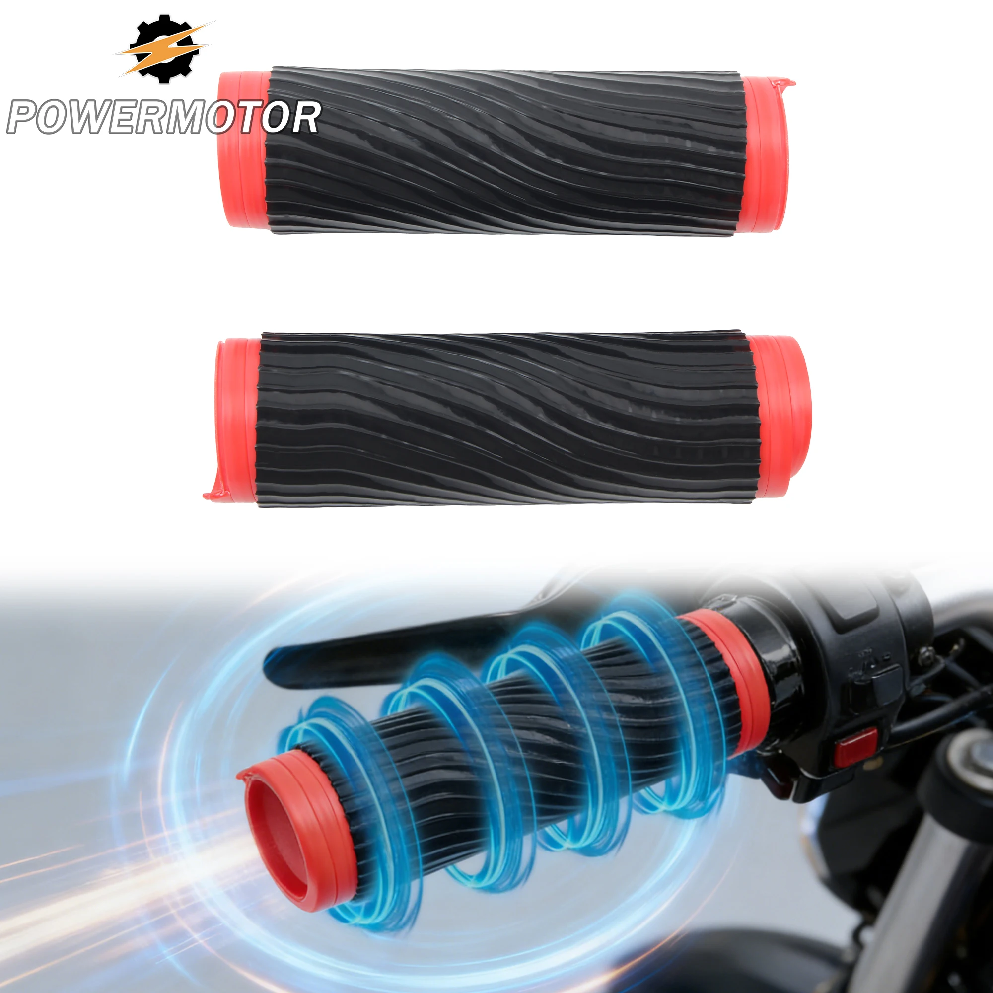 

Scooter Motorcycle Handlebar Grips Silicone Non-slip Handlebar Covers Modification Universal Silicone Non-slip Brake Cover Parts