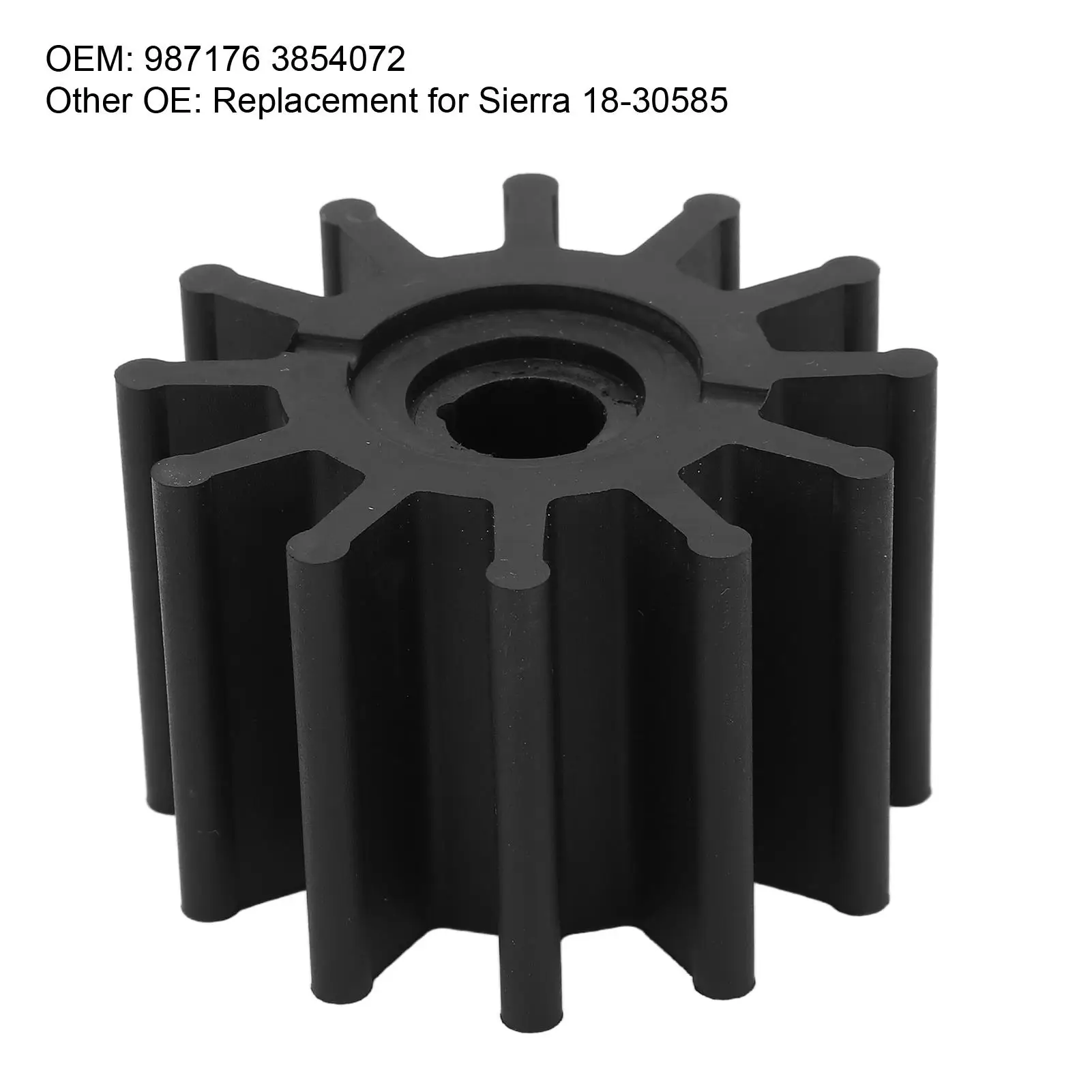 Neoprene Outboard Water Pump Impeller for omc King Cobra Sterndrives | Durable Antiwear Design