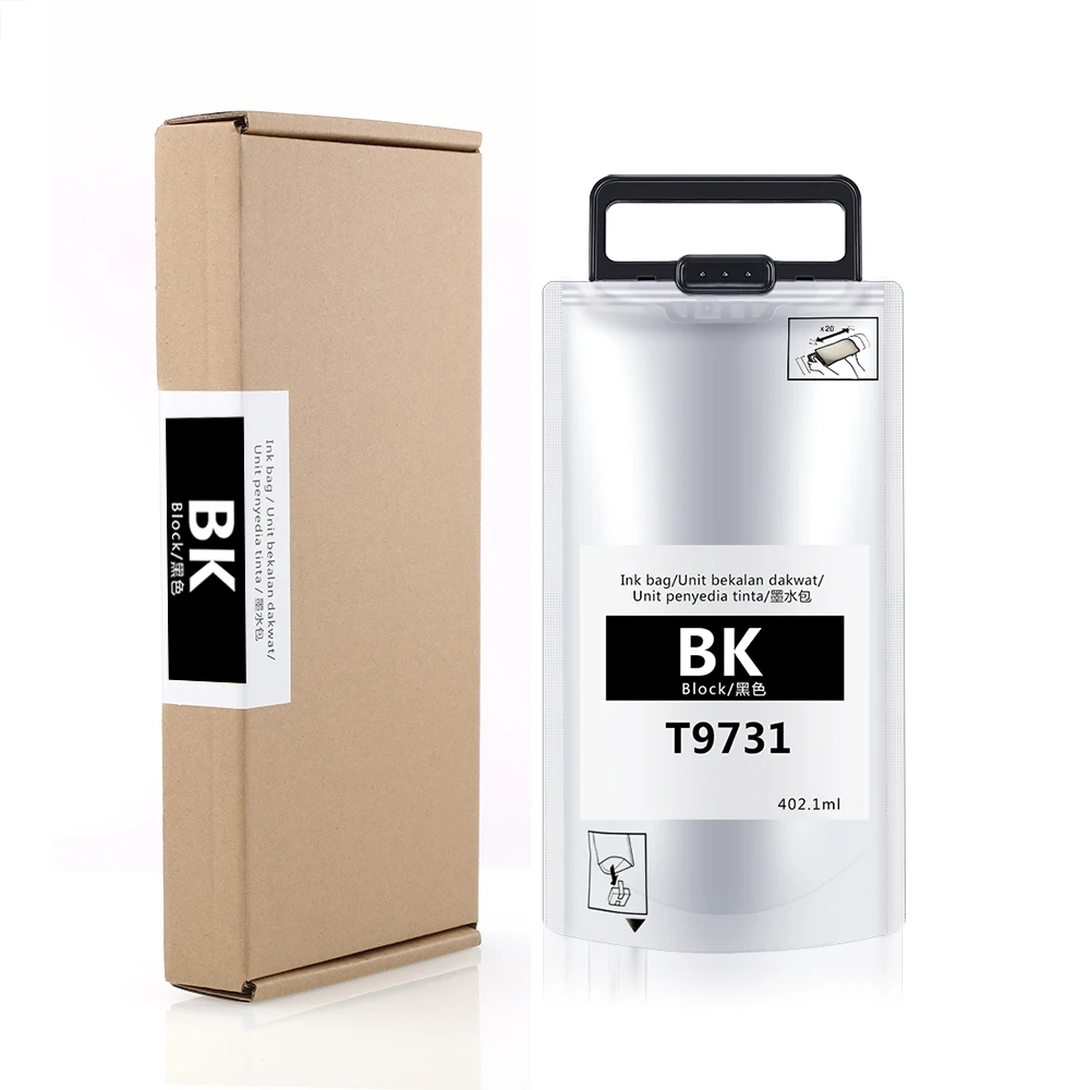 Imagem -04 - Tinta de Pigmento Compatível para Epson wf C869ra Series Ocinkjet T9731 T9732 T9733 T9734