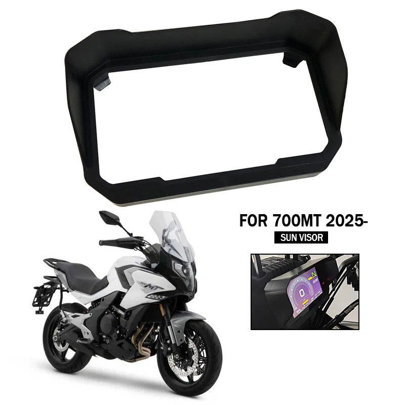 

New For CFMOTO 700MT MT 700 2025- Motorcycle Sun Visor Cover Instrument Screen Sunshade Guard Protection Dashboard mt700
