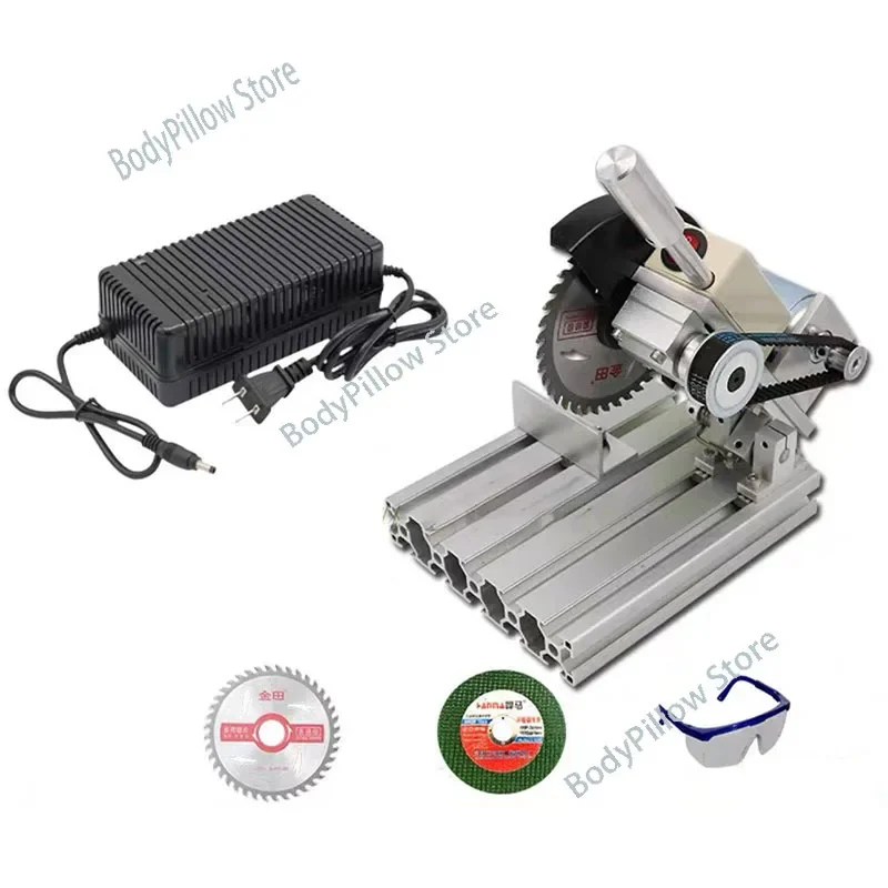 250W Mini Table Saw 795 Motor Metal Cutting Machine Diy Woodworking Machine 24V Electric Circular Saw Aluminum Cutting Machine