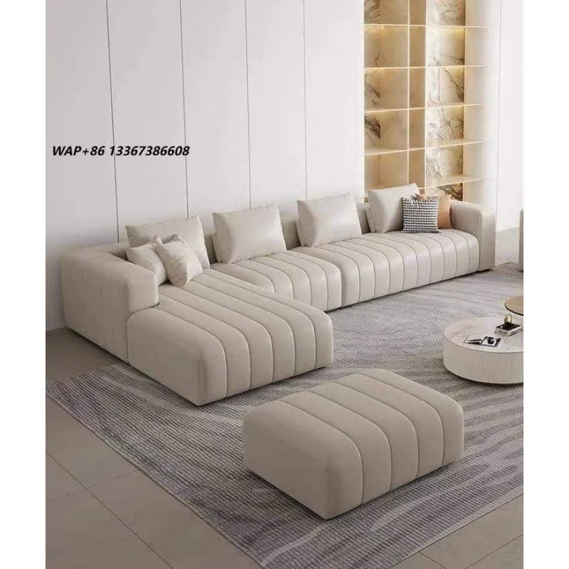 Modular inflatable fabric L-shaped double retractable combination sofa set convertible sofa bed suitable for workshop