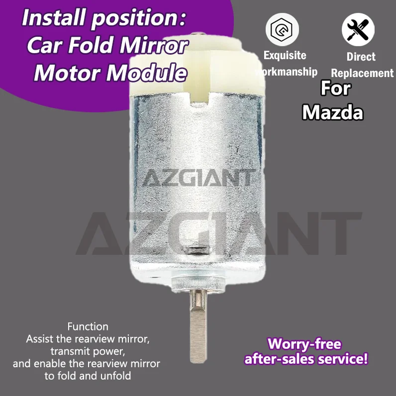 AZGIANT Car Electric Fold Exterior Mirrors Motor For Mazda Demio MK3/speed3/MPV MK3/8/CX-7 car accessories Inner Assembly