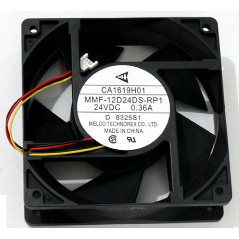 Wentylator chłodzący o dużej wydajności i cichej pracy MMF-12F24DS-RM1 120*120*38mm 24V 0.36A