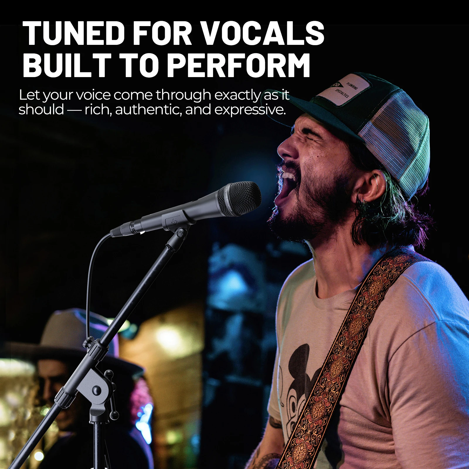 PM-26S | Wired Dynamic Supercardioid Vocal Microphone with ON/OFF Switch